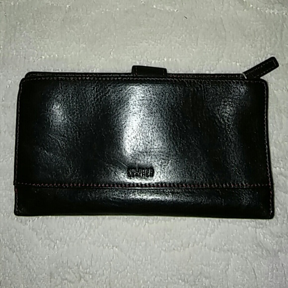 Black  Wilson's Leather purse with matching wallet - Picture 4 of 7